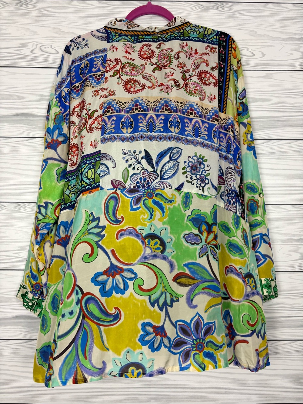 Johnny Was The Audrey Tunic armeria patchwork blouse size 2X NWT - Picture 13 of 13